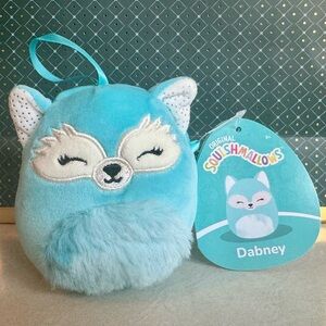 Squishmallows Dabney Blue Fox Plush Toy